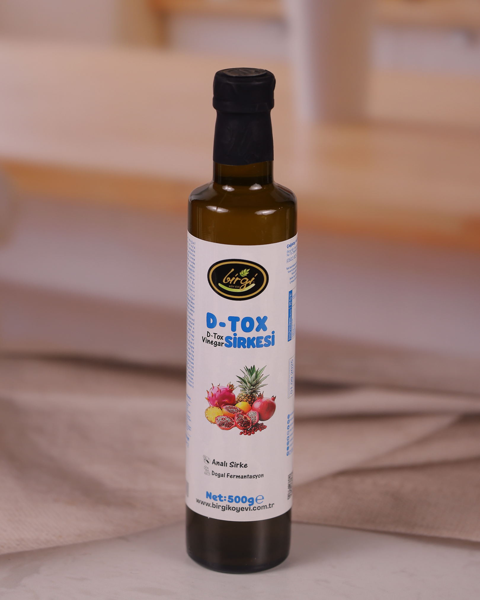 Birgi Köy Evi D-Tox Sirkesi 500 g | Doğal Fermente Anal SirkeBirgi Köy EviSİRKELERD-Tox Sirkesi 500 g (Doğal Fermente)