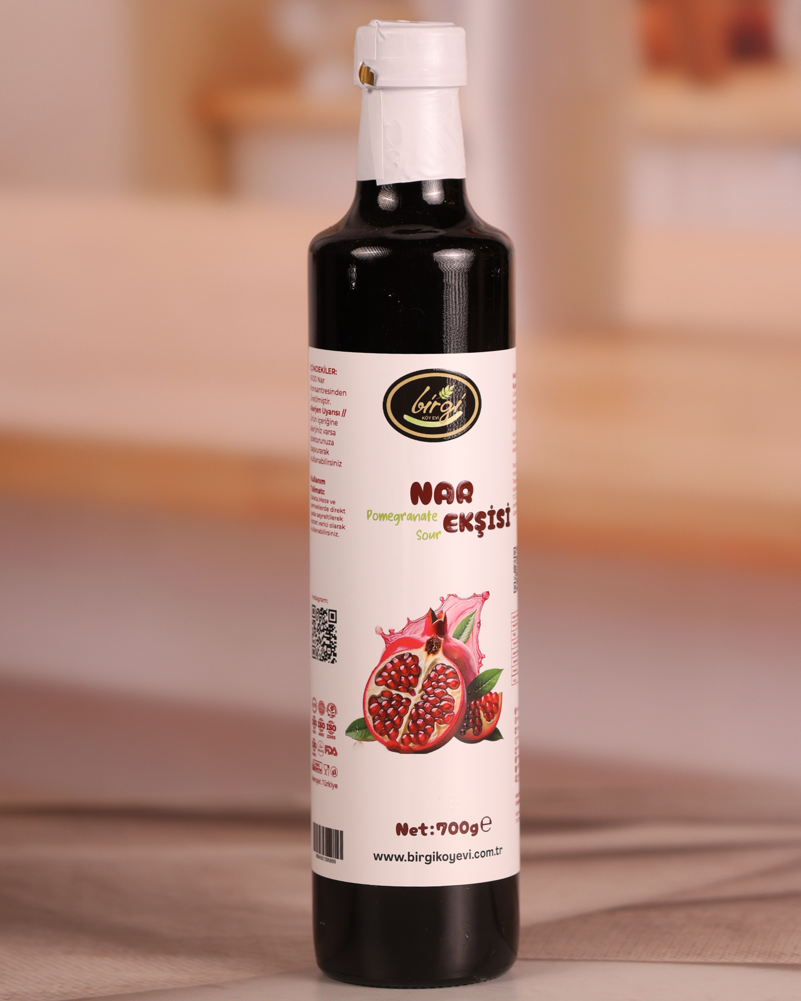 Gerçek Nar Ekşisi 700 g | %100 Nar | KatkısızBirgi Köy EviÖZLERGerçek Nar Ekşisi – %100 Nar – 700 g
