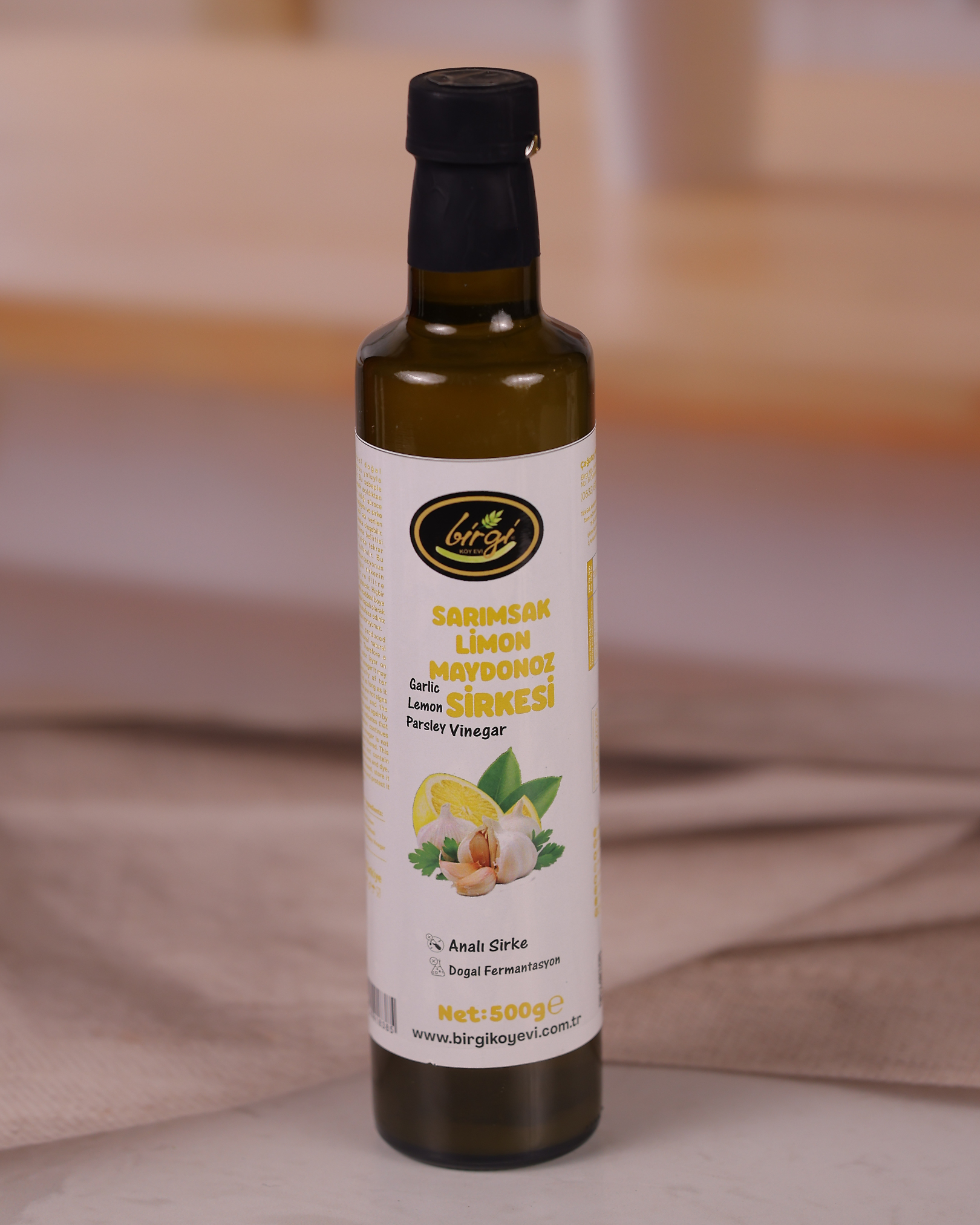 Sarımsak Limon Maydanoz Sirkesi 500 g | Doğal Fermente SirkeBirgi Köy EviSİRKELERSarımsak Limon Maydanoz Sirkesi (Doğal Fermente) – 500 g