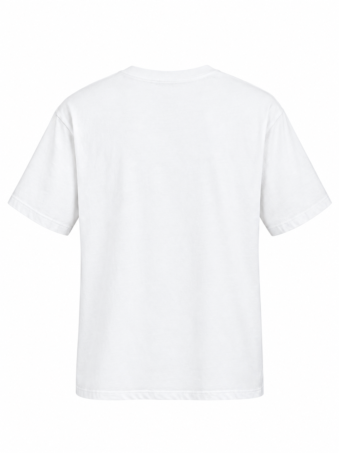 Kadın Beyaz Basic Kısa Kollu T-shirt