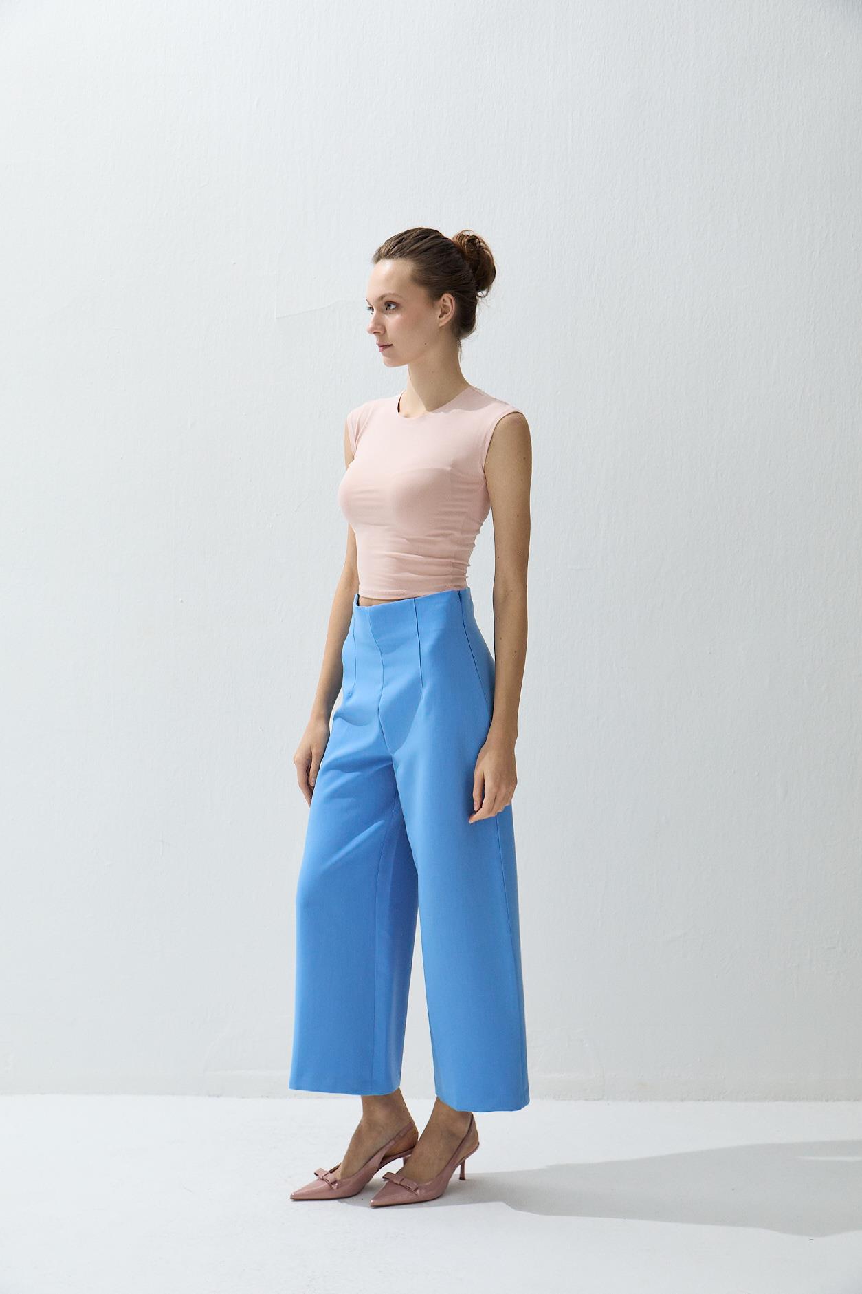 Kadın Pembe Renk Kısa Kollu Basic T-shirt