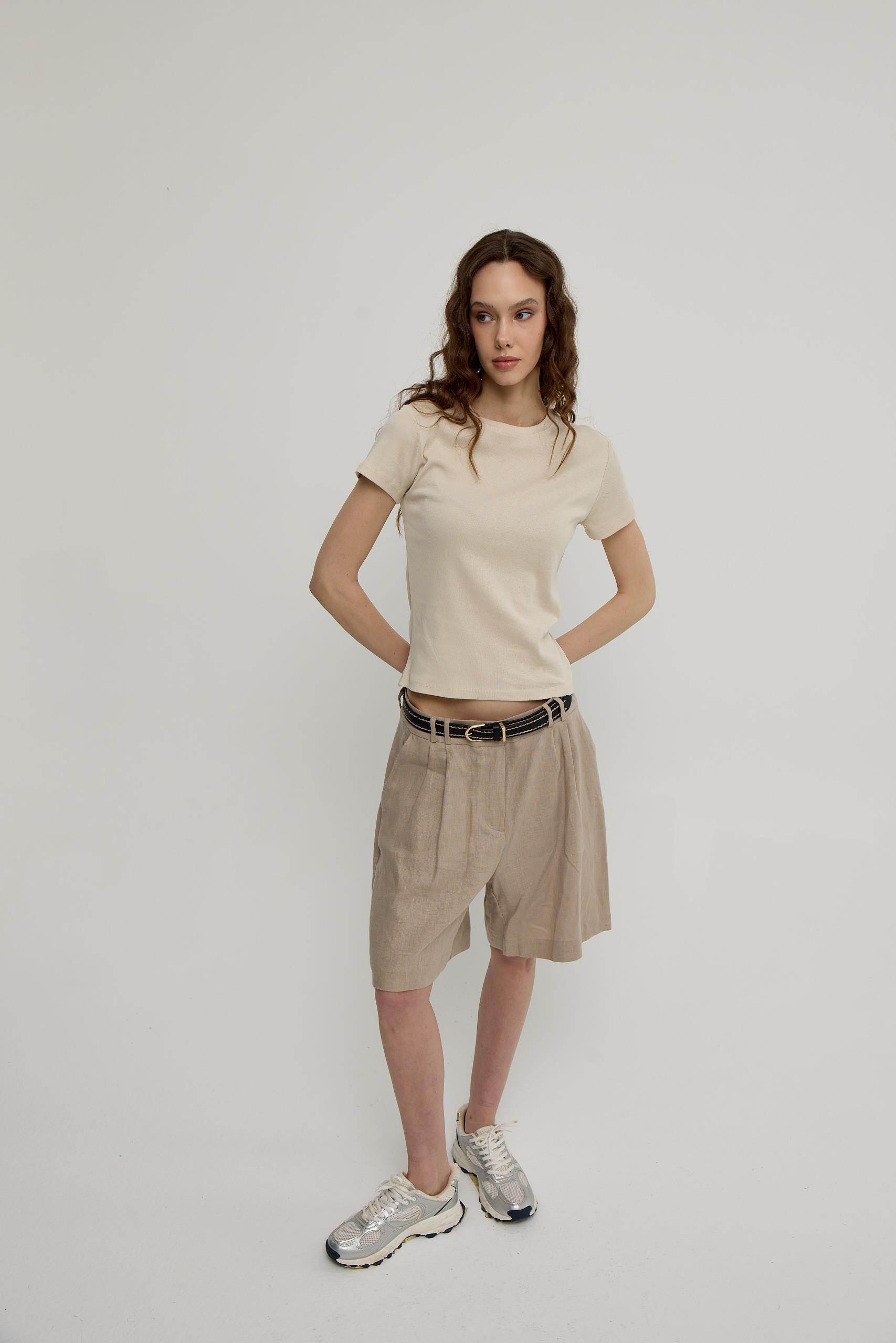 Kadın Taş Kısa Kollu Basic T-shirt