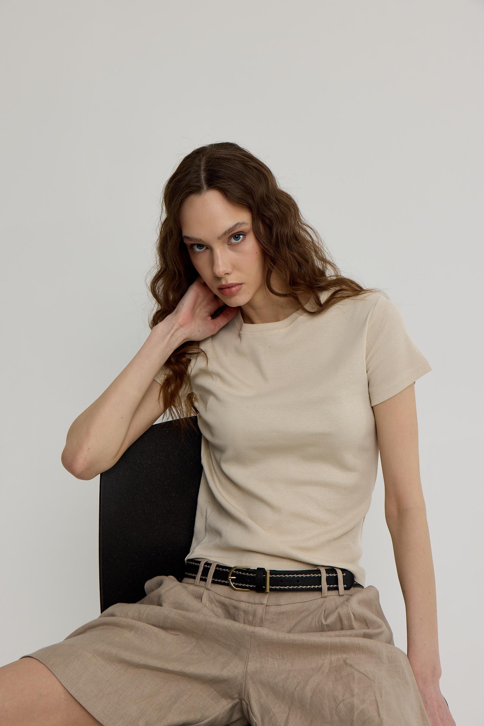 Kadın Taş Kısa Kollu Basic T-shirt