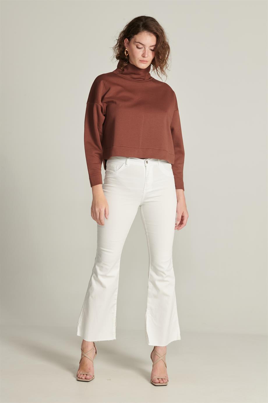 Balıkçı Yaka Sweatshirt