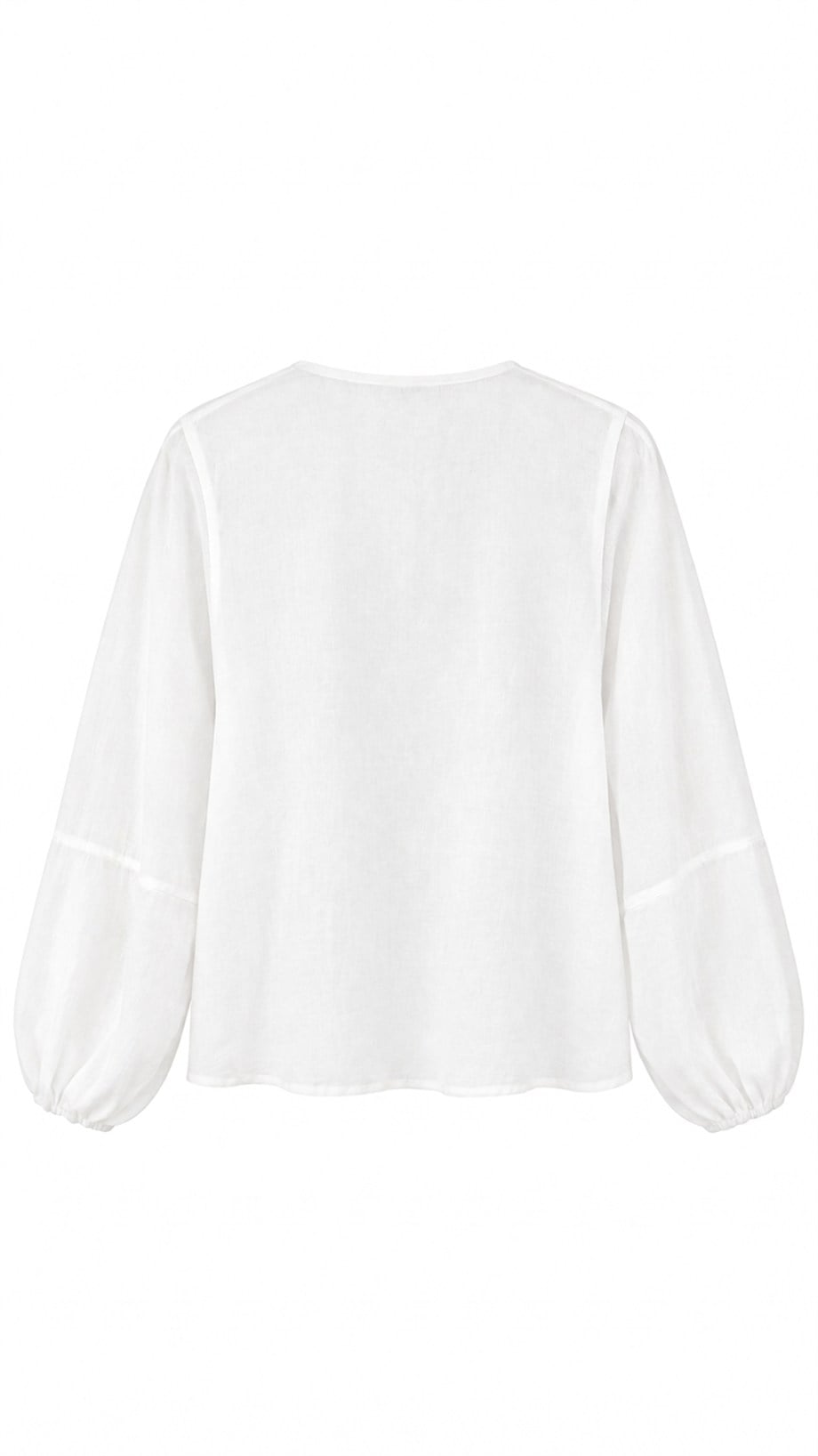 Kadın Ekru Fermuarlı Tencel Bluz
