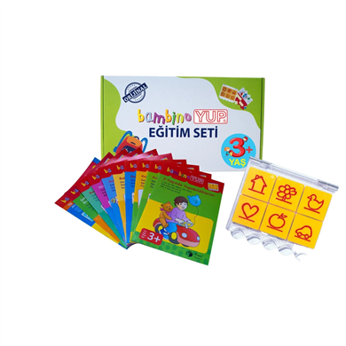 Yeni Bambino yup 3+seti dikkat konsantrasyon ve matematiksel düşünce eğitim seti(10 Kitapçık+Kontrol Kut)