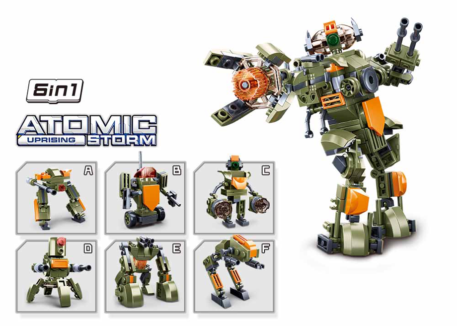 Sluban Klemmbausteine M38-B0997 Atomic Storm (Fire Rain) Robot Inquisiteur ( 668 pièces