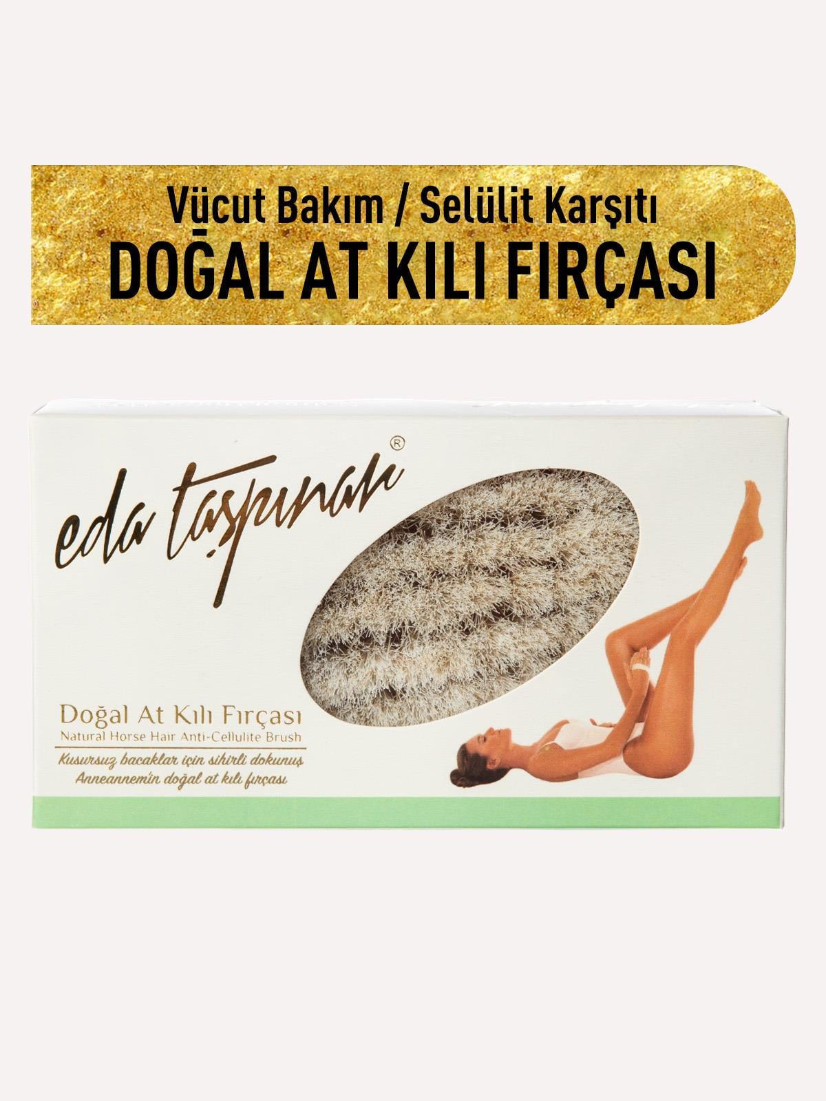 Doğal At Kılı Fırça,Kusursuz Bacaklar,İpeksi Cilt, Kuru Fırçalama
