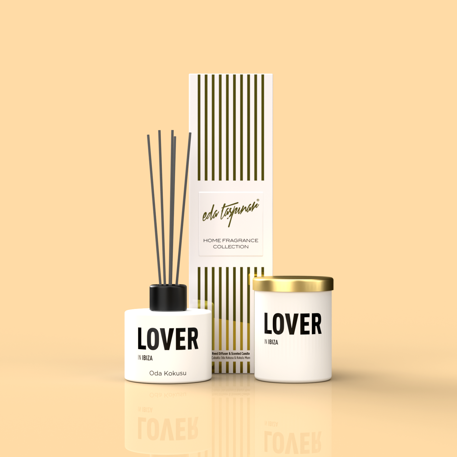 Lover Reed Oda Kokusu - 100 ml & Lover Mum Set (EGY0059)-(EGY0021)