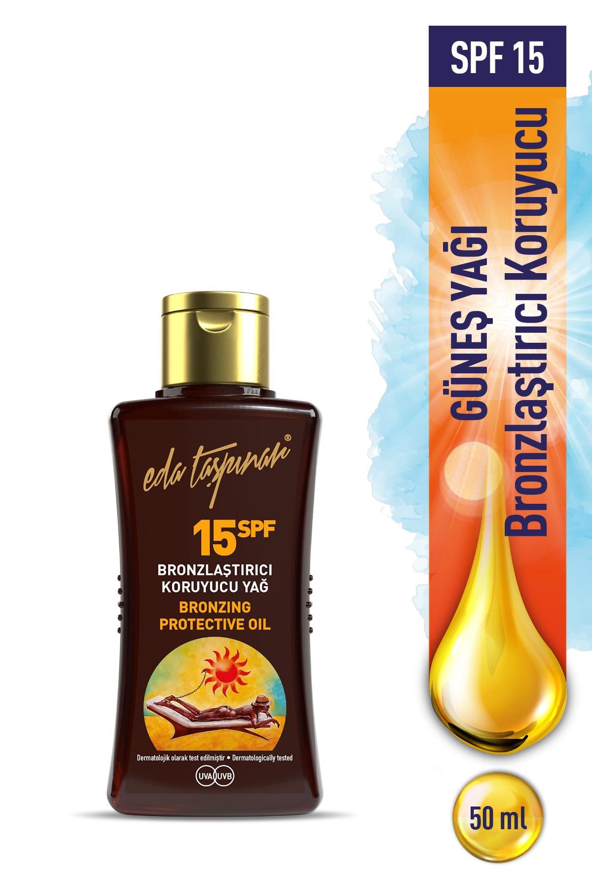 Seyahat Boy Bronzlaştırıcı Koruyucu Yağ SPF 15 - 50 ml