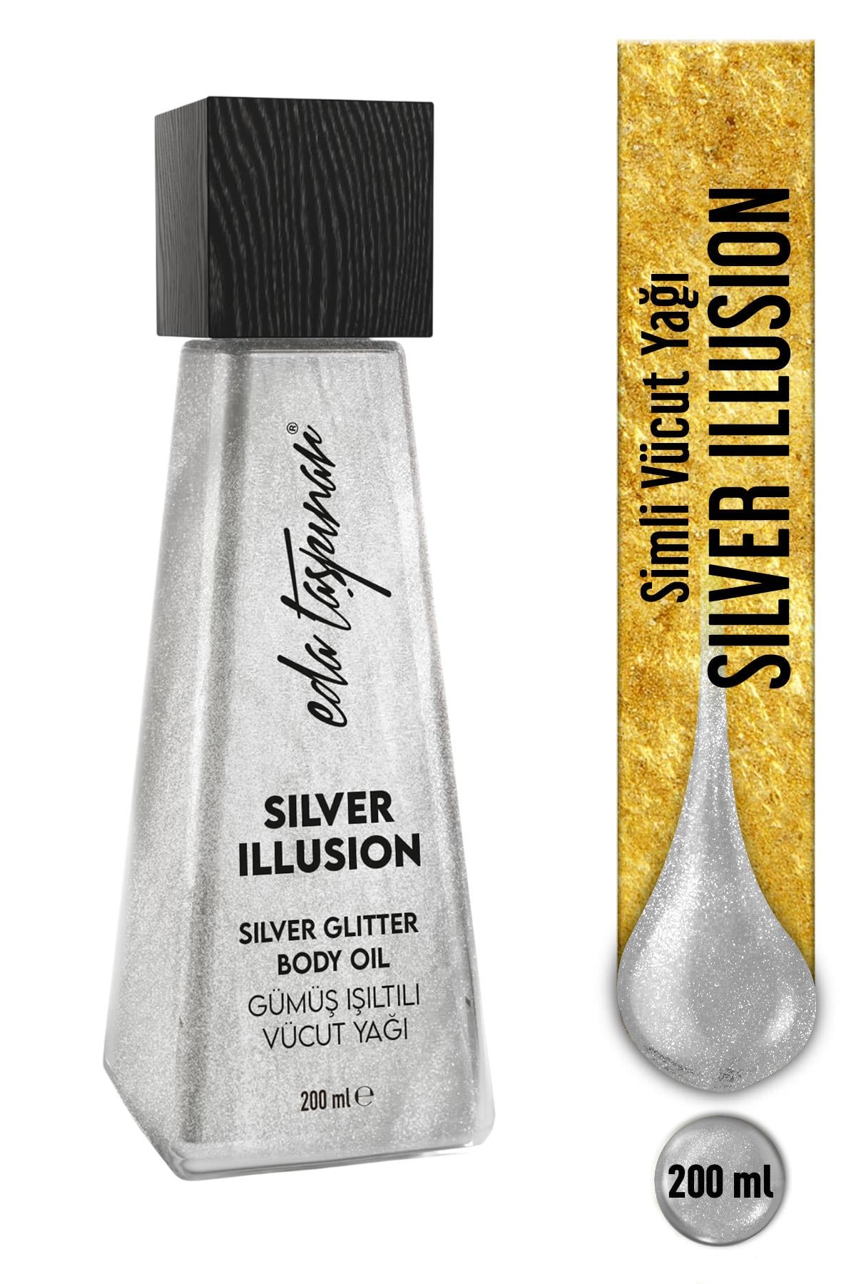 Simli Vücut Yağı Silver Illusion - 200 ml 