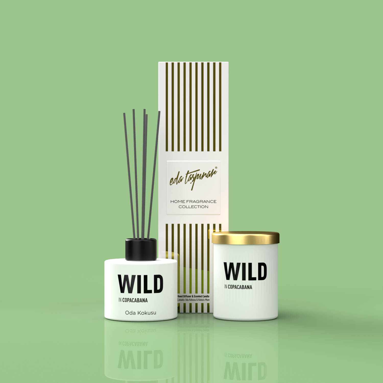 Wild Reed Oda Kokusu - 100 ml & Wild Mum Set  (EGY0055)-(EGY0022)