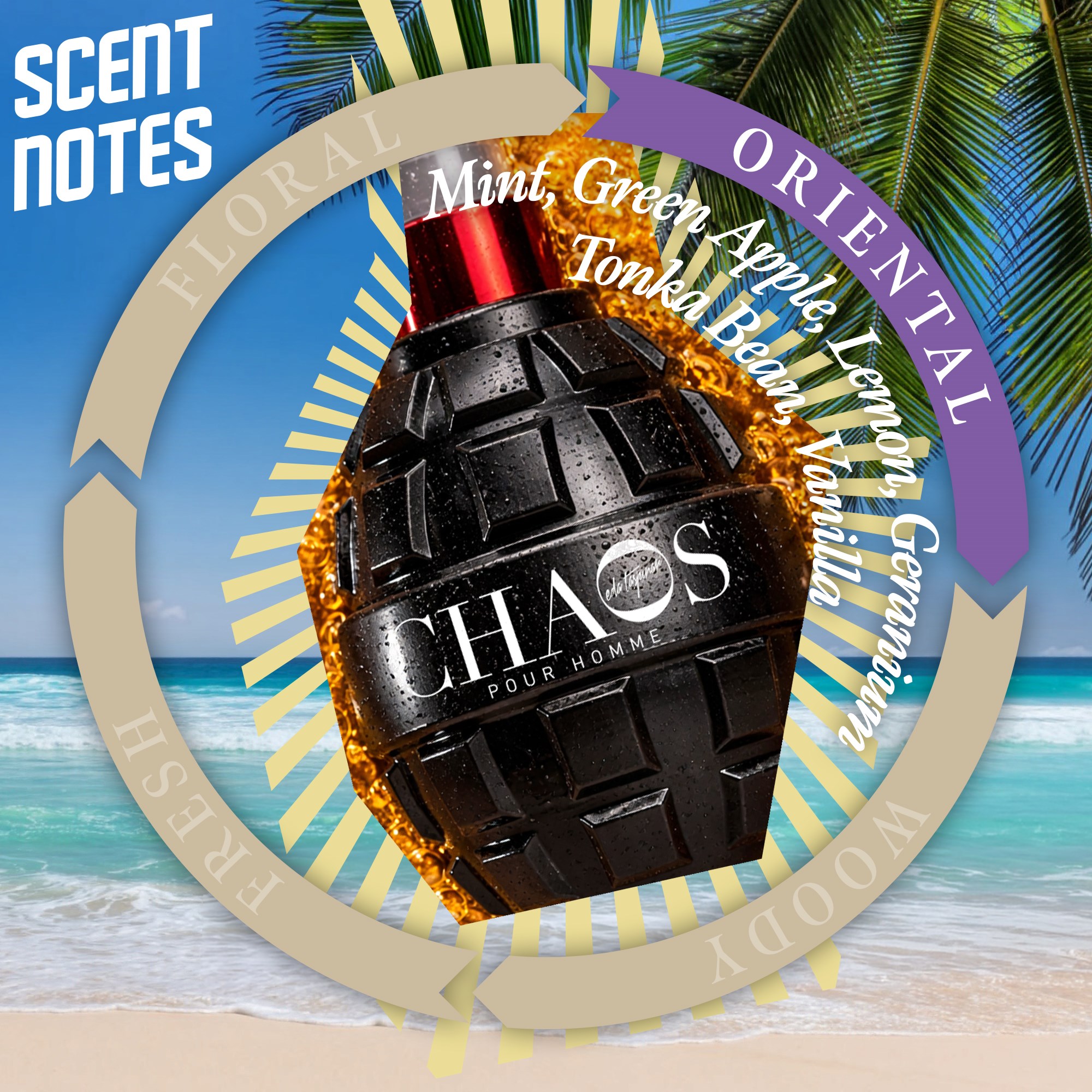 Eda Taşpınar Chaos Pour Homme Bronzing Bomb