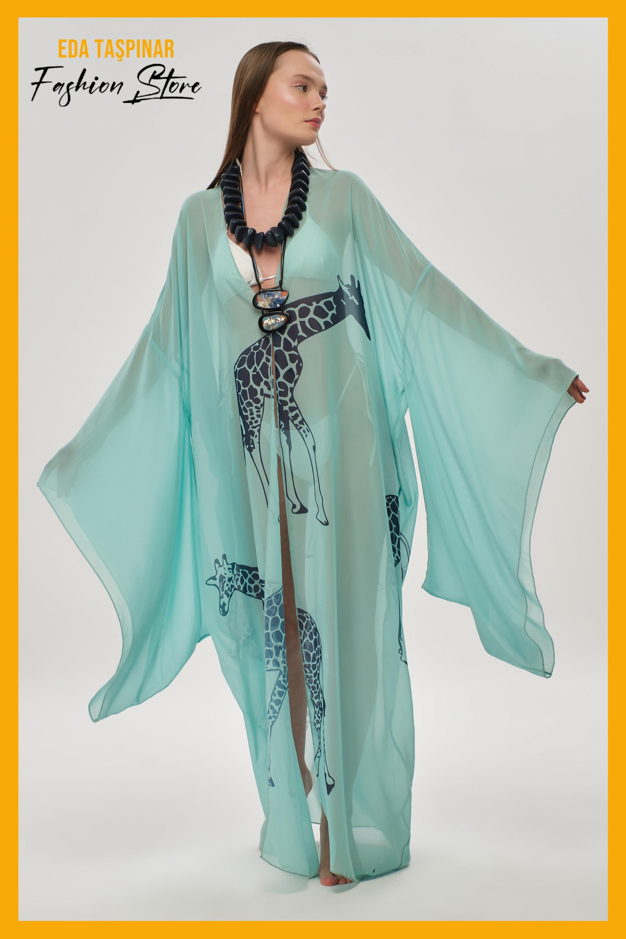 Iconic Design Kaftan Giraffe 