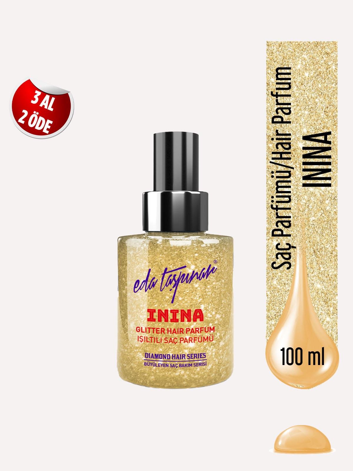 Inina Simli Saç Parfümü - 100 ml