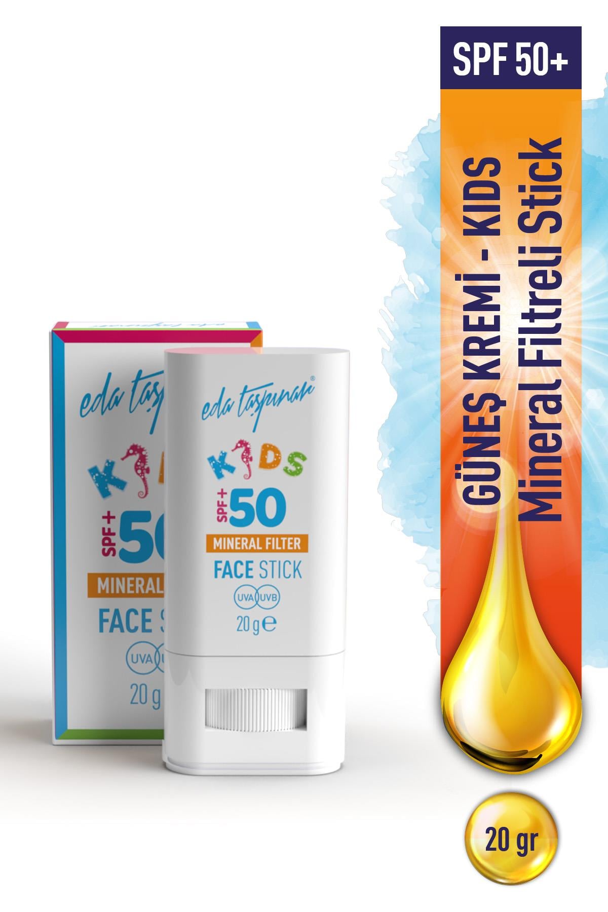KIDS SPF 50+ Mineral Filtreli Güneş Koruyucu Face Stick