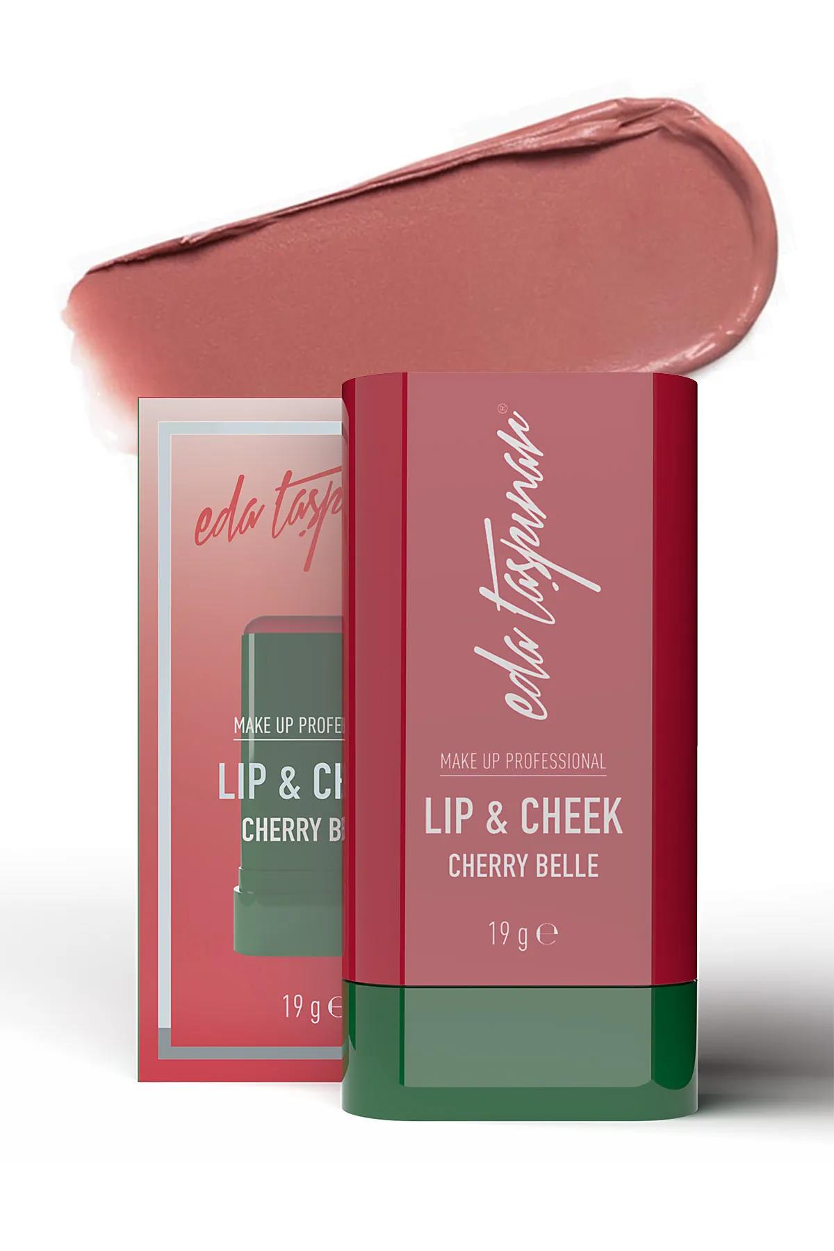 Lip & Cheek Cream Blush Stick - CHERRY BELLE