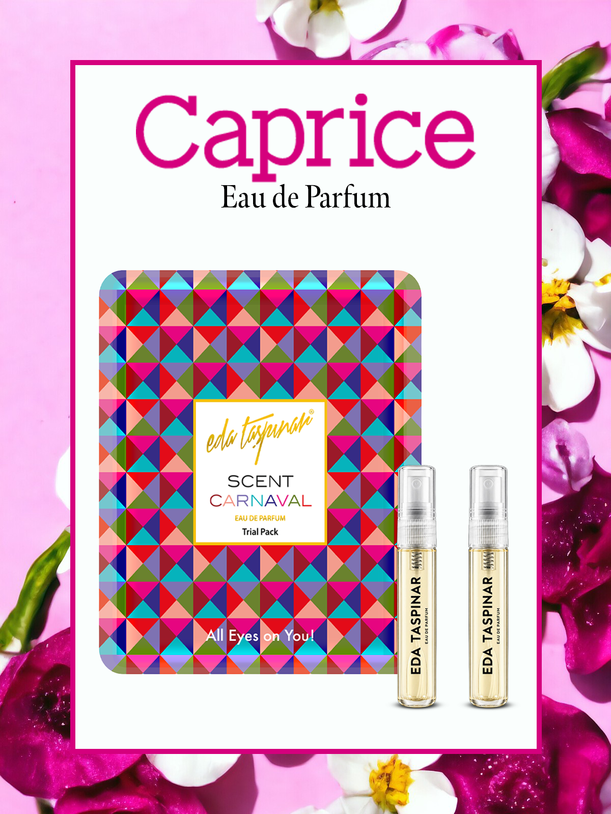 Scent Carnaval Caprice Eau De Parfum – Tatlı Çiçeksi Kadın Parfüm & EDP 5 ml x 2 ADET