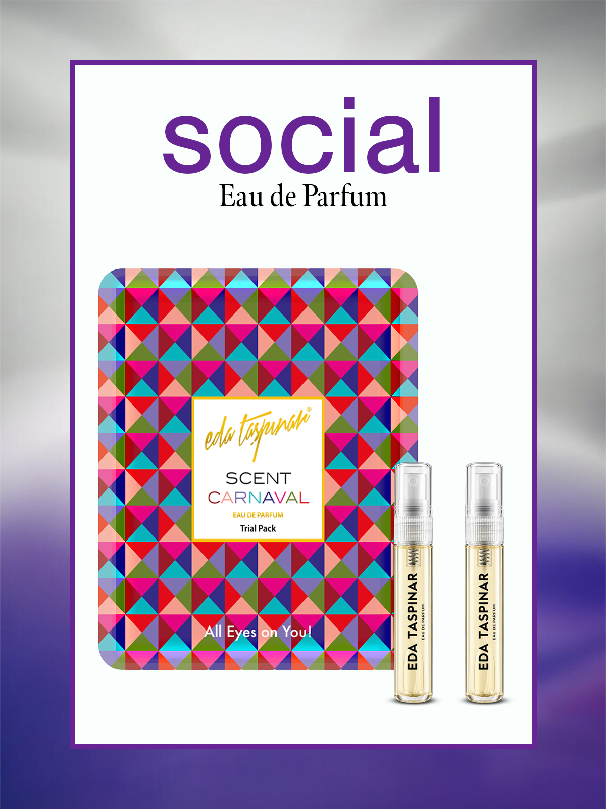 Scent Carnaval Social Eau De Parfum – Çiçeksi & Zarif Koku EDP 5 ml x 2 ADET