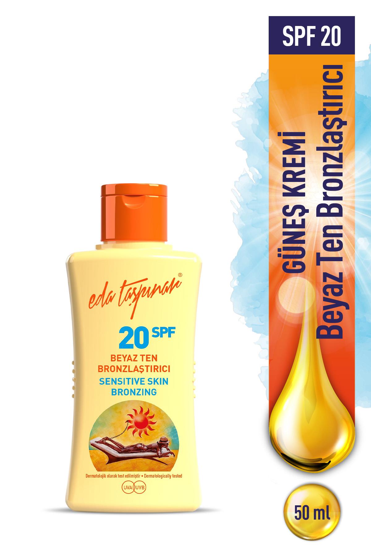 Seyahat Boy Beyaz Ten Bronzlaştırıcı SPF 20 - 50 ml
