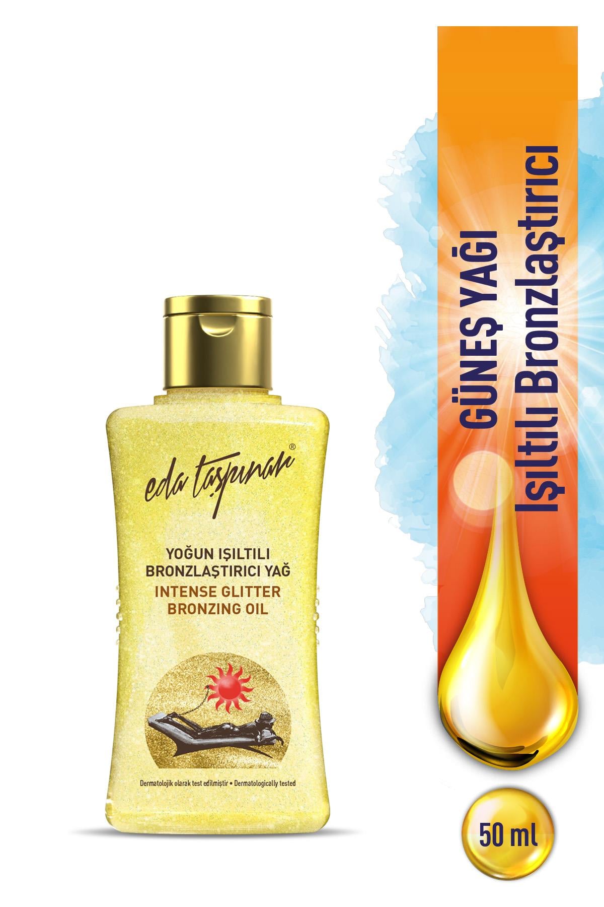 Seyahat Boy Yoğun Işıltılı Bronzlaştırıcı Yağ - 50 ml