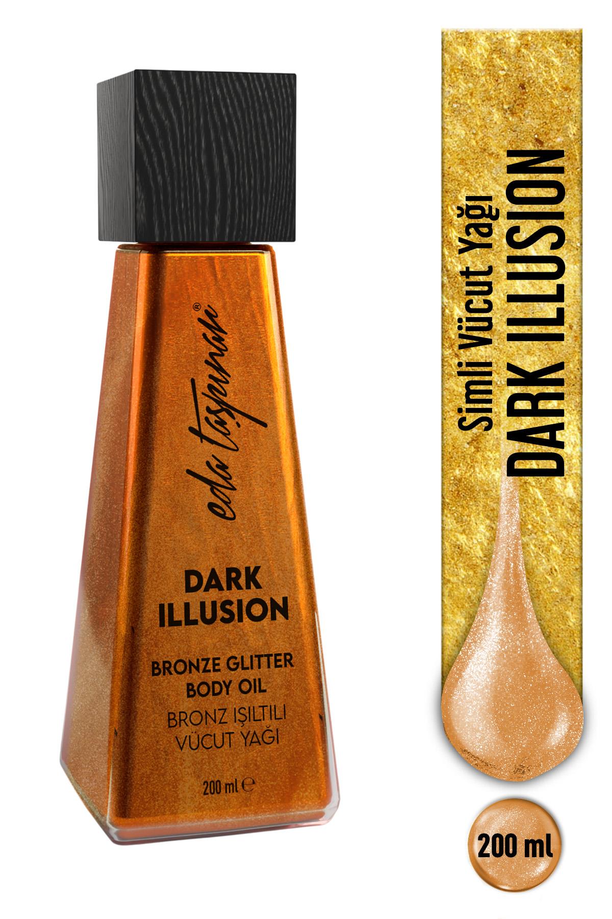 Simli Vücut Yağı Dark Illusion - 200 ml 