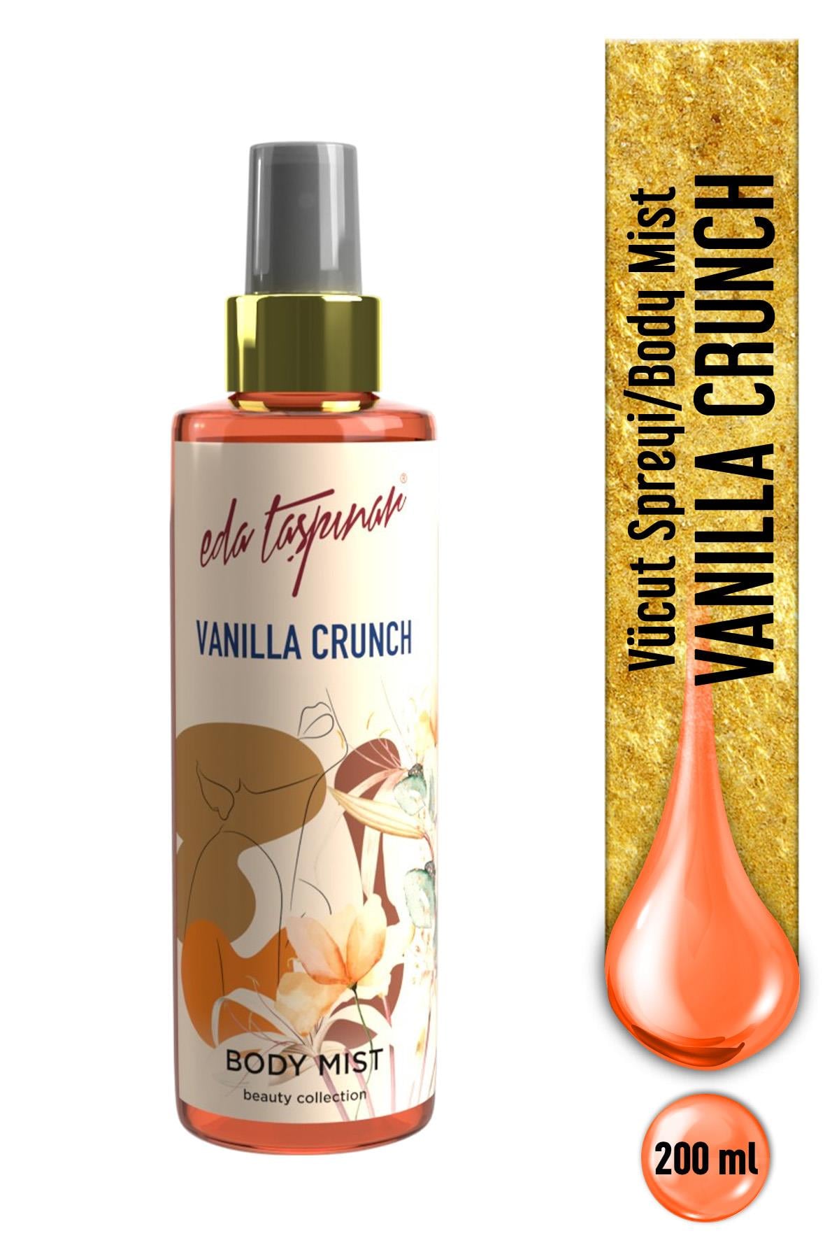 Vanilla Crunch Vanilya Body Mist,Madagaskar’ın Eşsiz Kokusu, Baştan Çıkarıcı !200 ml