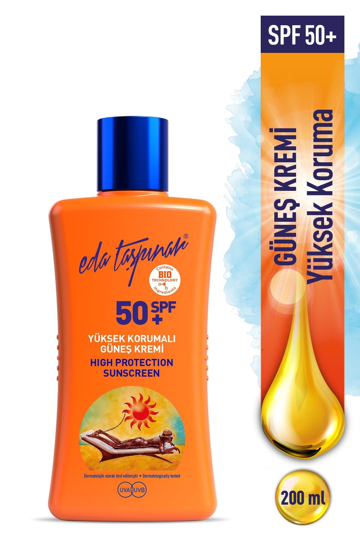 Yüksek Korumalı Güneş Kremi SPF50+ 200ml