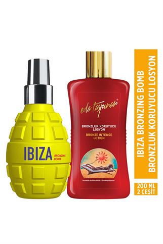 Ibiza Bronzıng Bomb & Bronzluk Koruyucu Losyon (200 ml X 2 Çeşit)