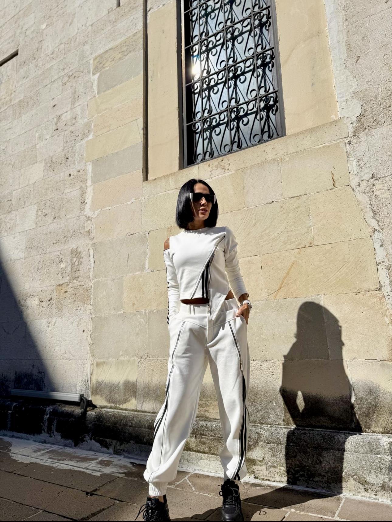 Fermuarlı Biyeli Takım