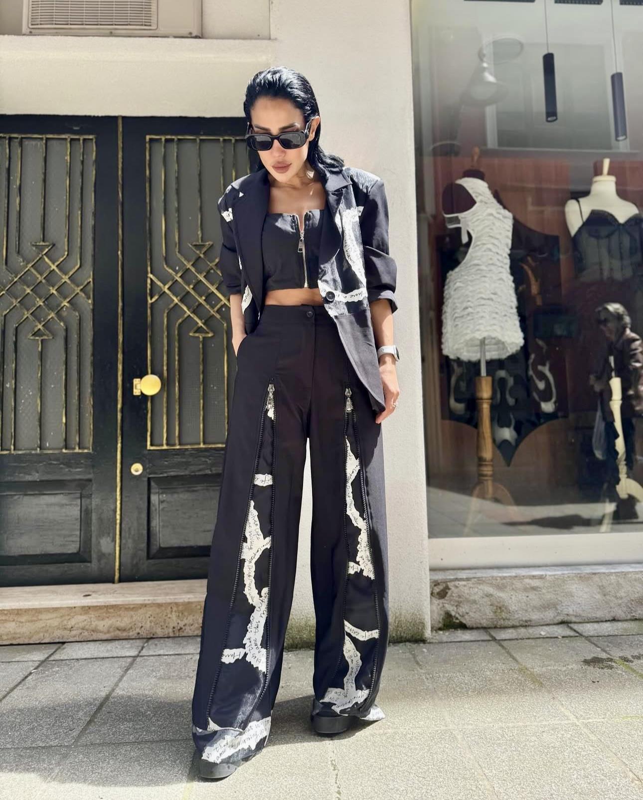 H4 Fermuarlı İsp.Paça Pant.