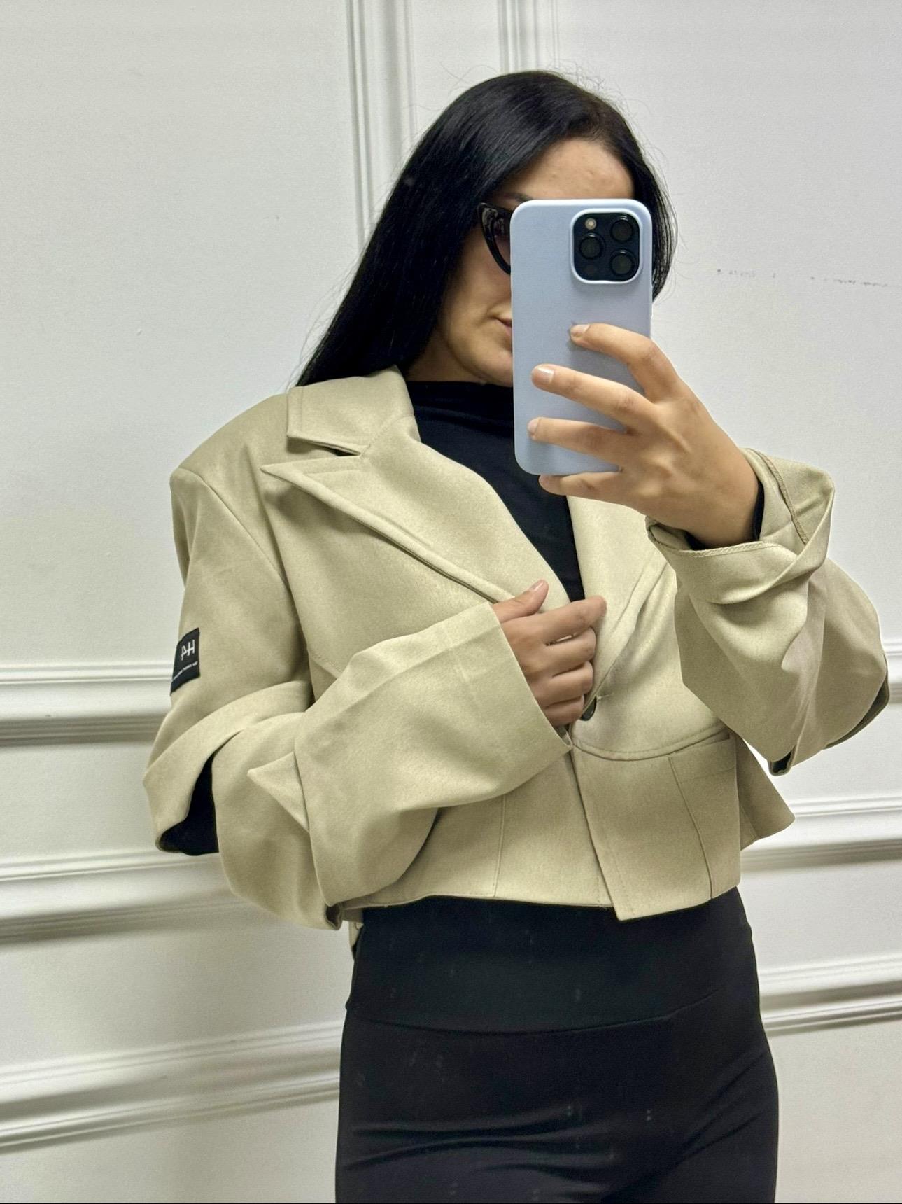H4 Keten Mini Ceket