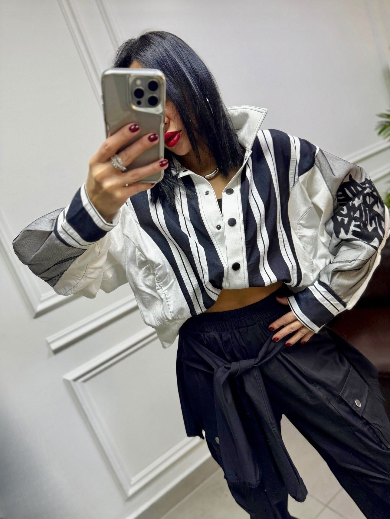 H4 Şerit Tasarım Gömlek