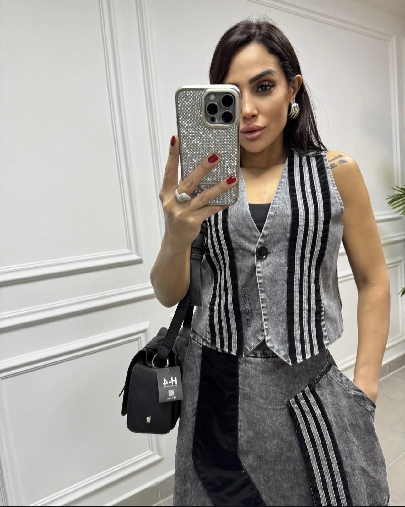 H4 Style Şerit Detay Yelek