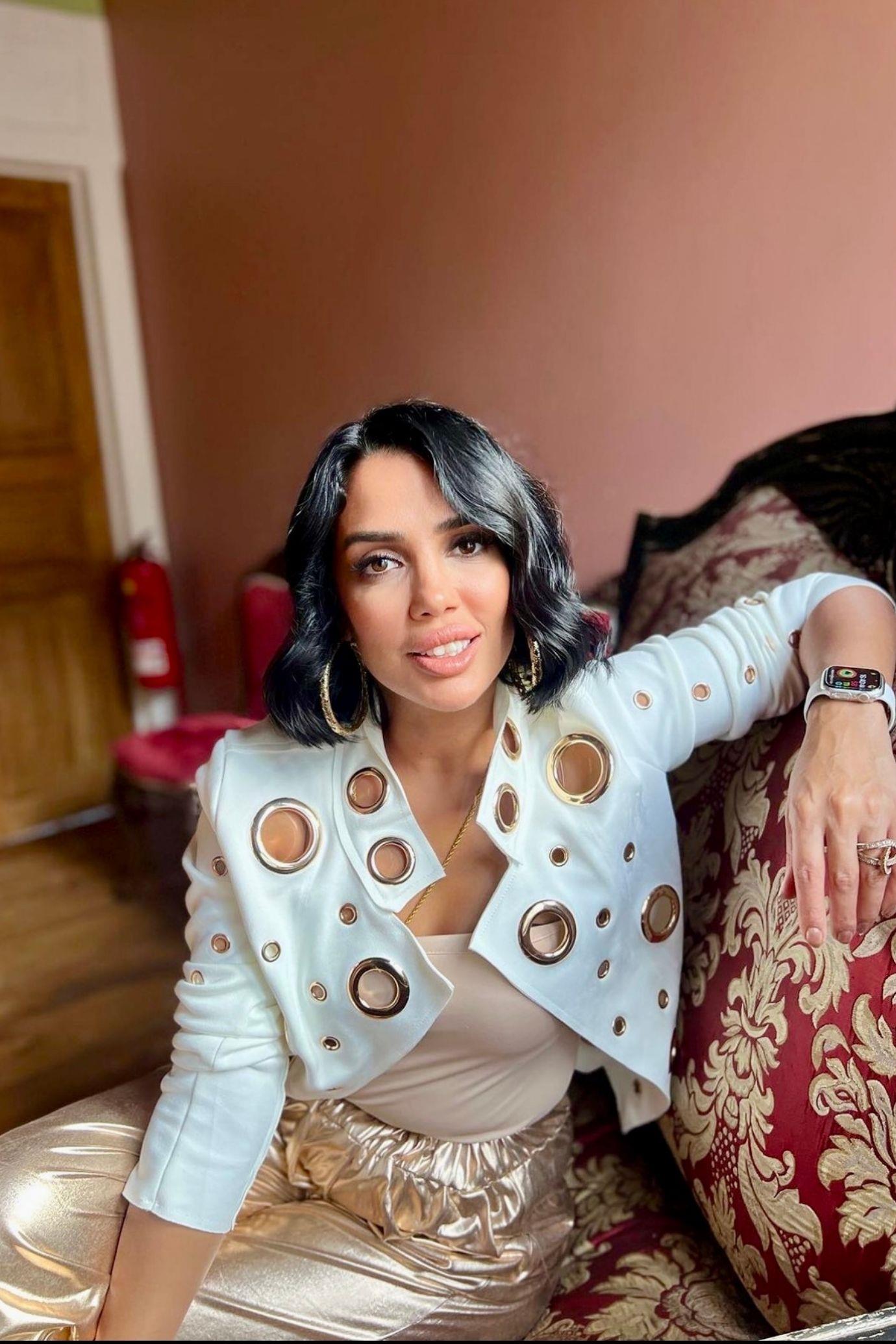 İthal KuşGözü Ceket Beyaz