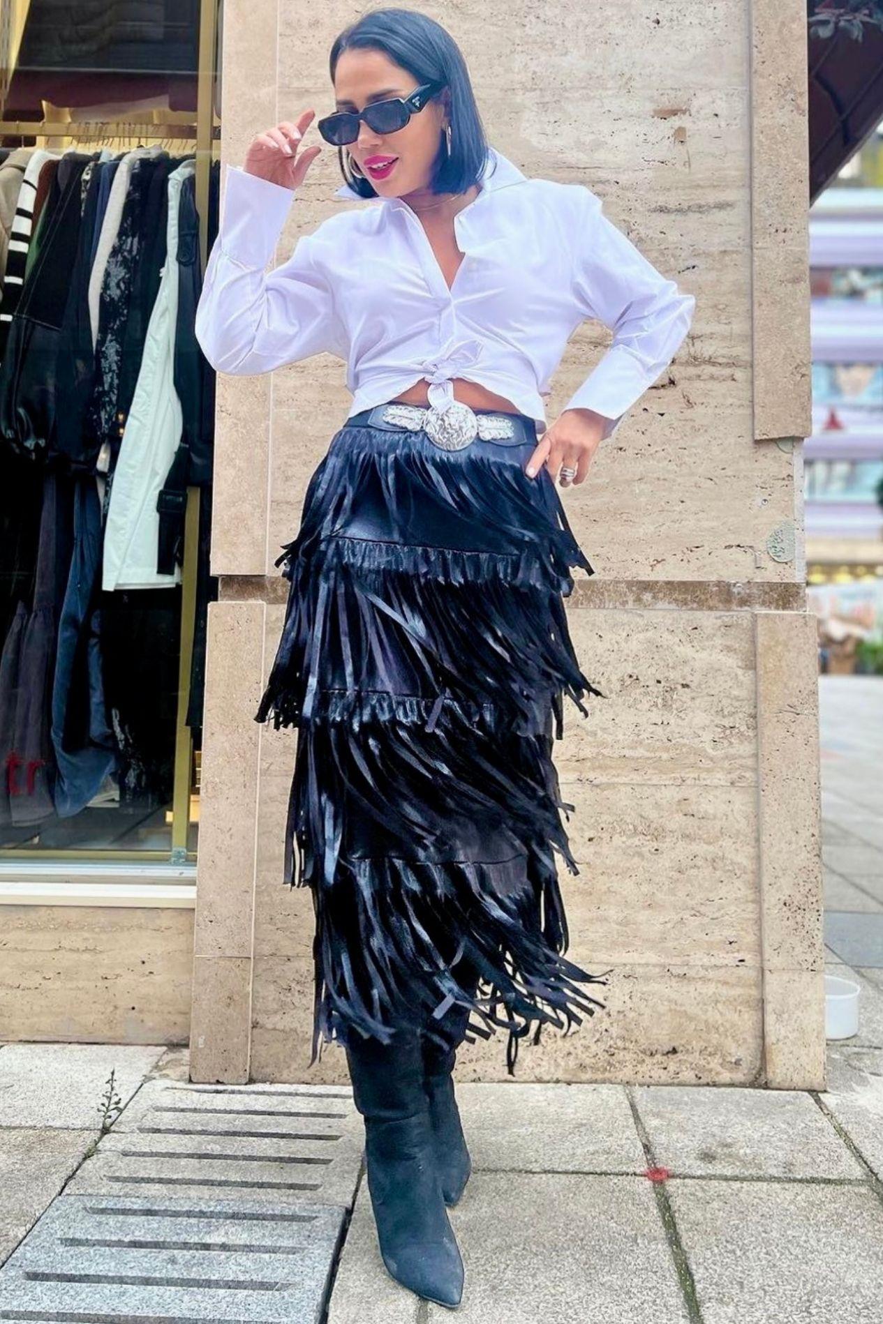 İthal Püsküllü Etek