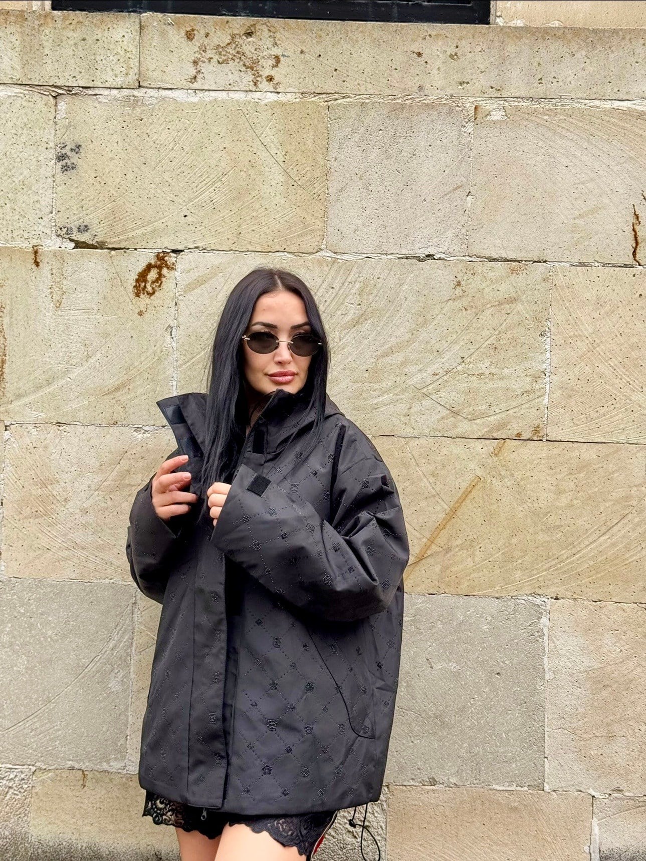 İthal Taşlı Tasarım Mont