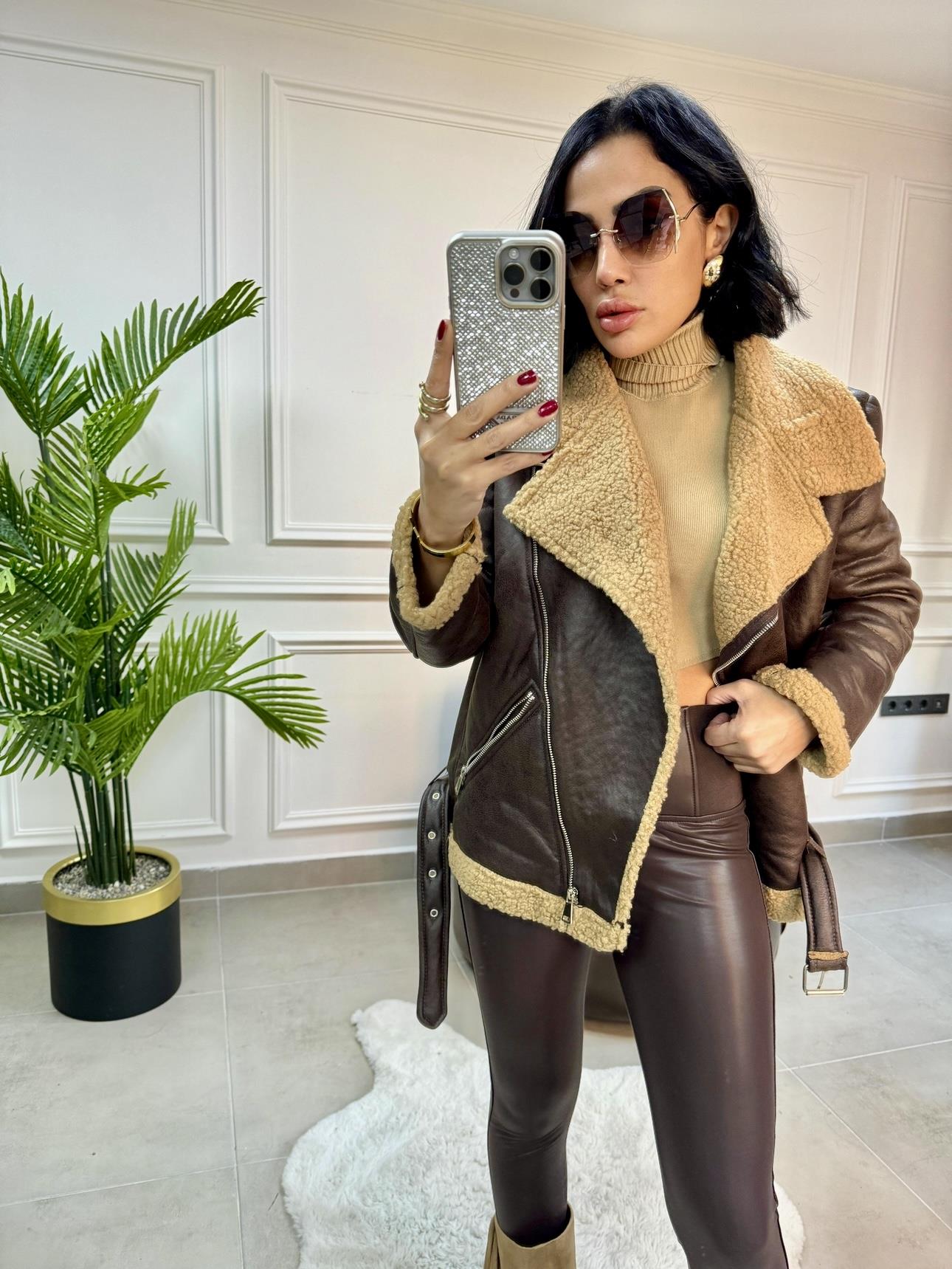 Apoletli Kürklü ceket