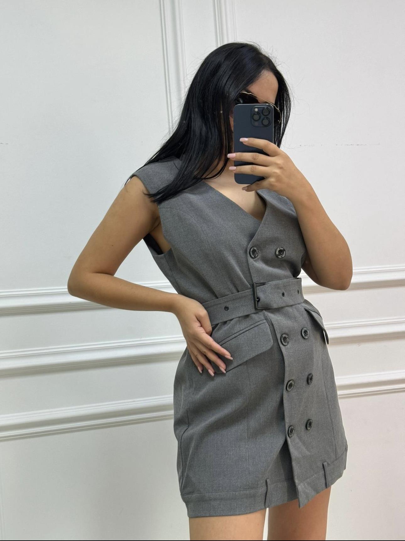 Ceket Modelli Elbise