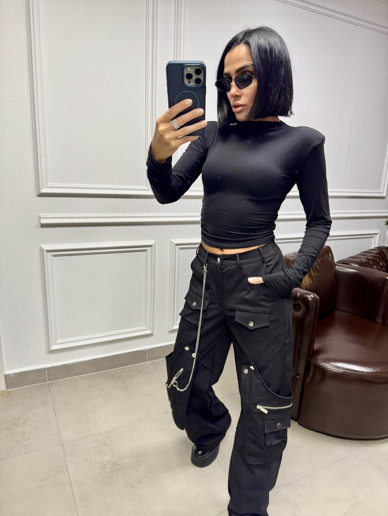 Çıkma Cepli Pantolon