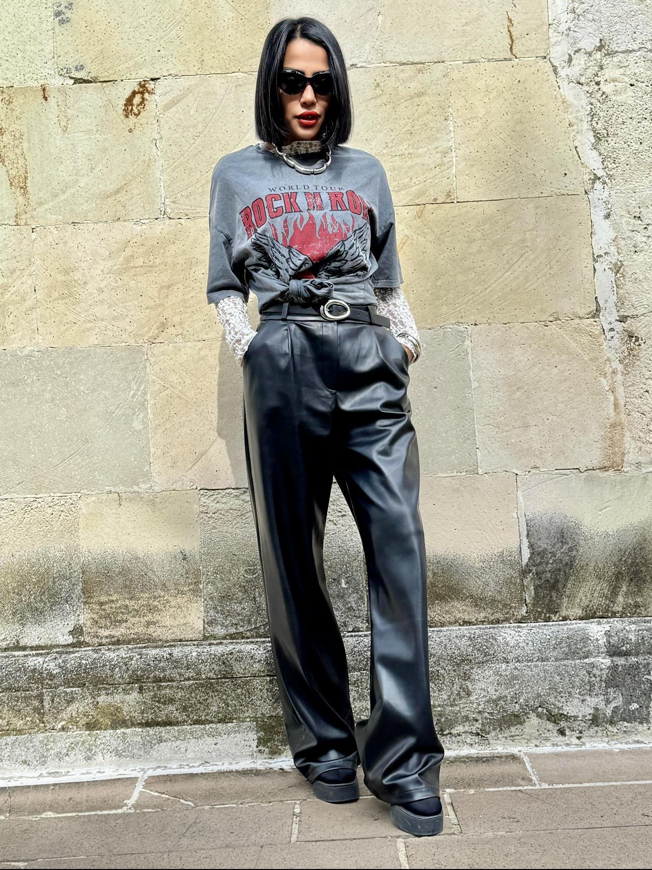 Deri Palazzo Pantolon