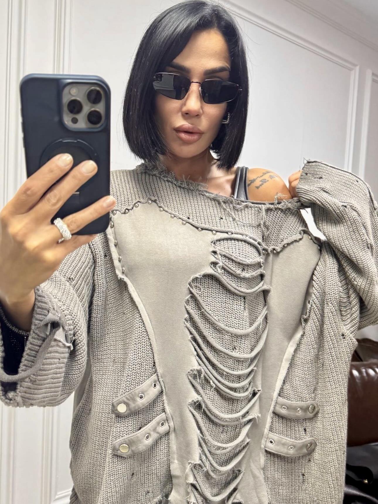 Droplu Çıtçıtlı Kazak