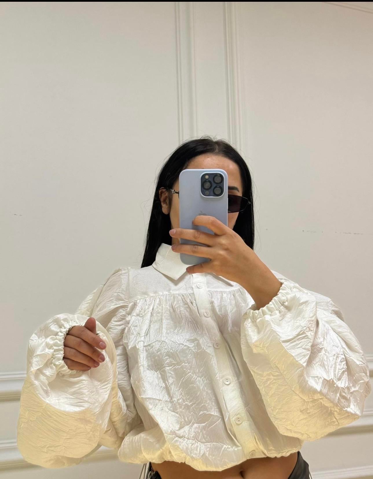 H4 Style Balon Kol Gömlek