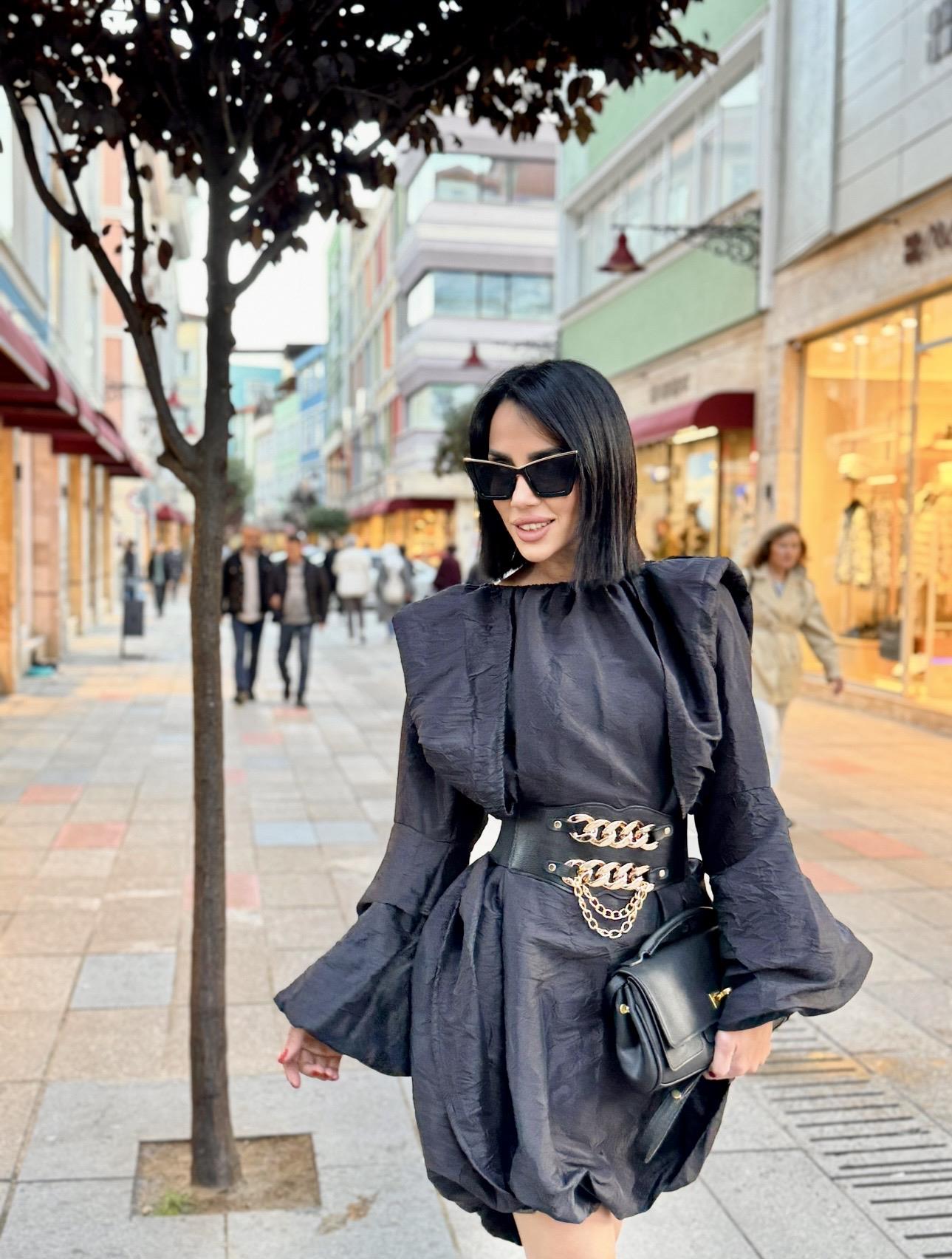 H4 Style Balon Model Elbise