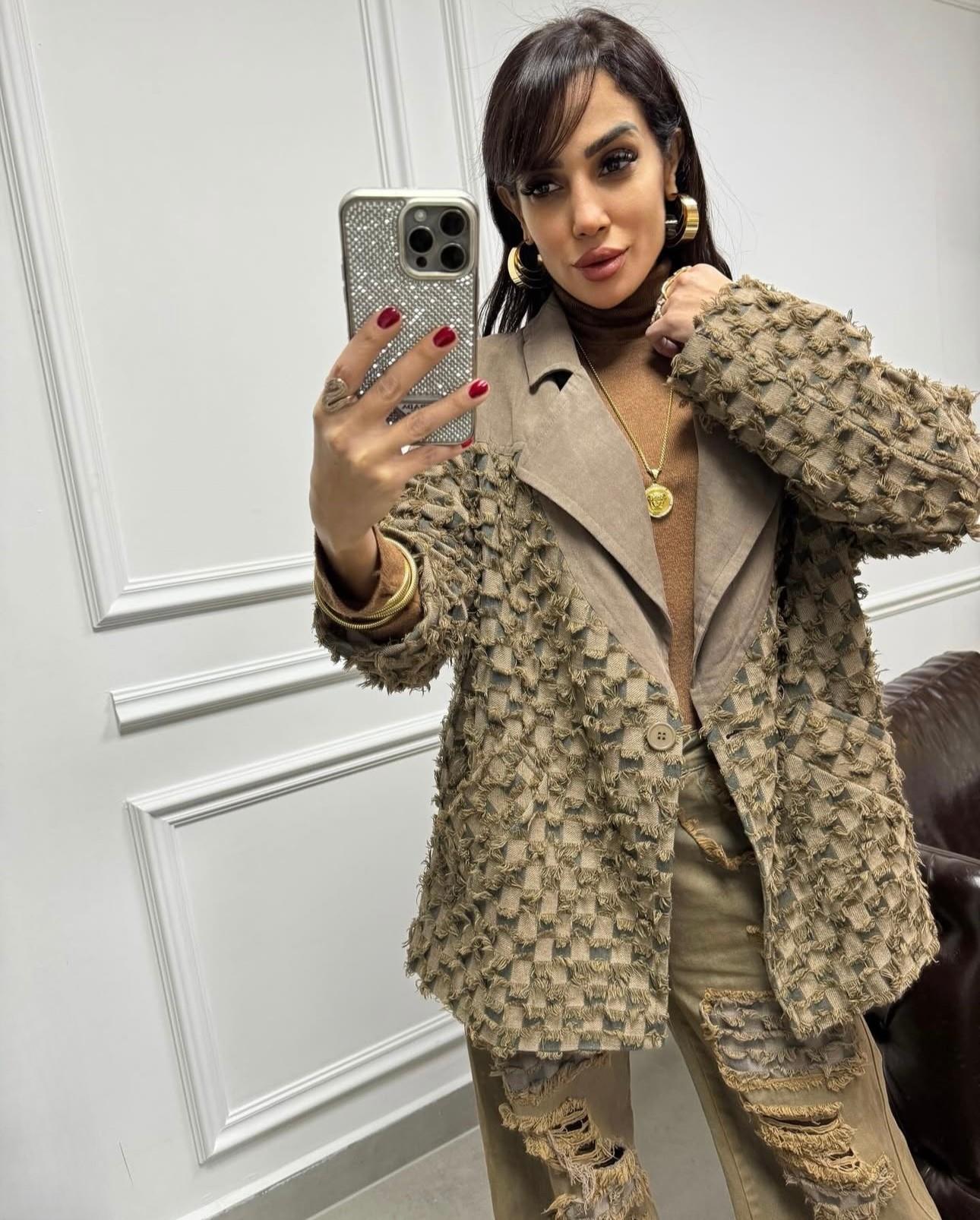 H4 Style Keten Ceket