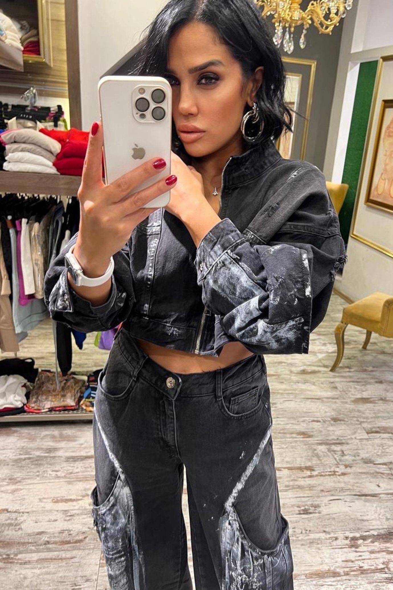 H4 Tasarım Denim Ceket