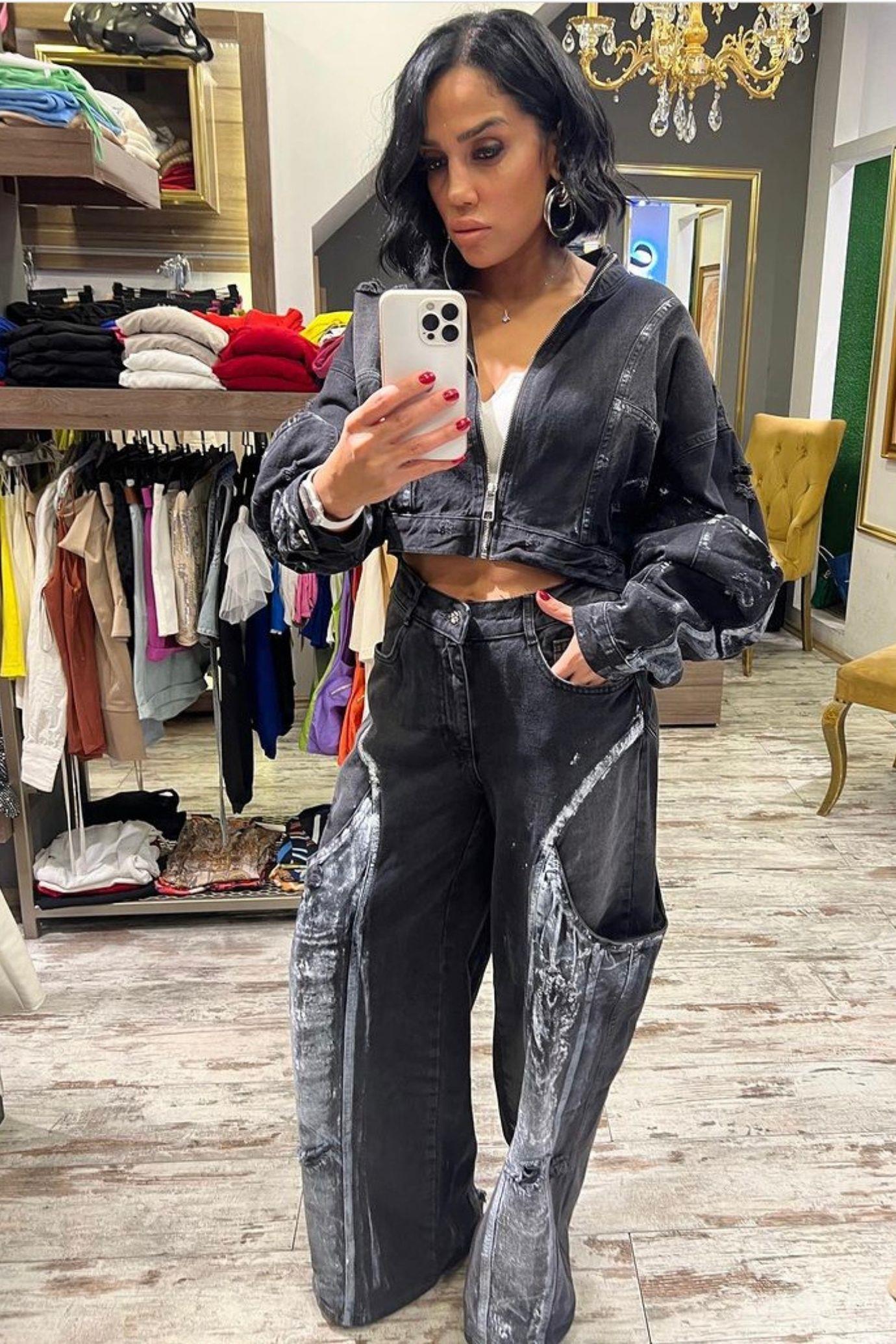 H4 Tasarım Denim Pantolon