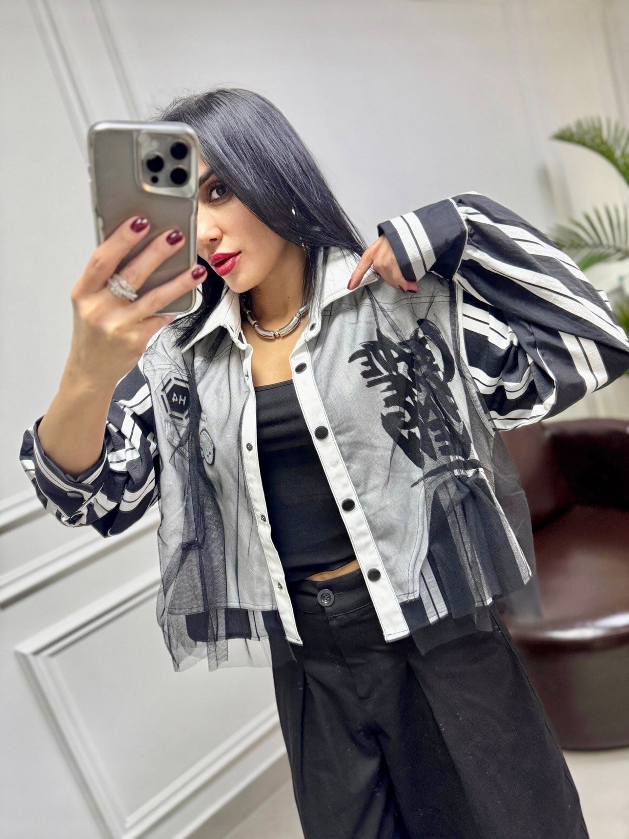 H4 Yelek Tasarımlı Gömlek