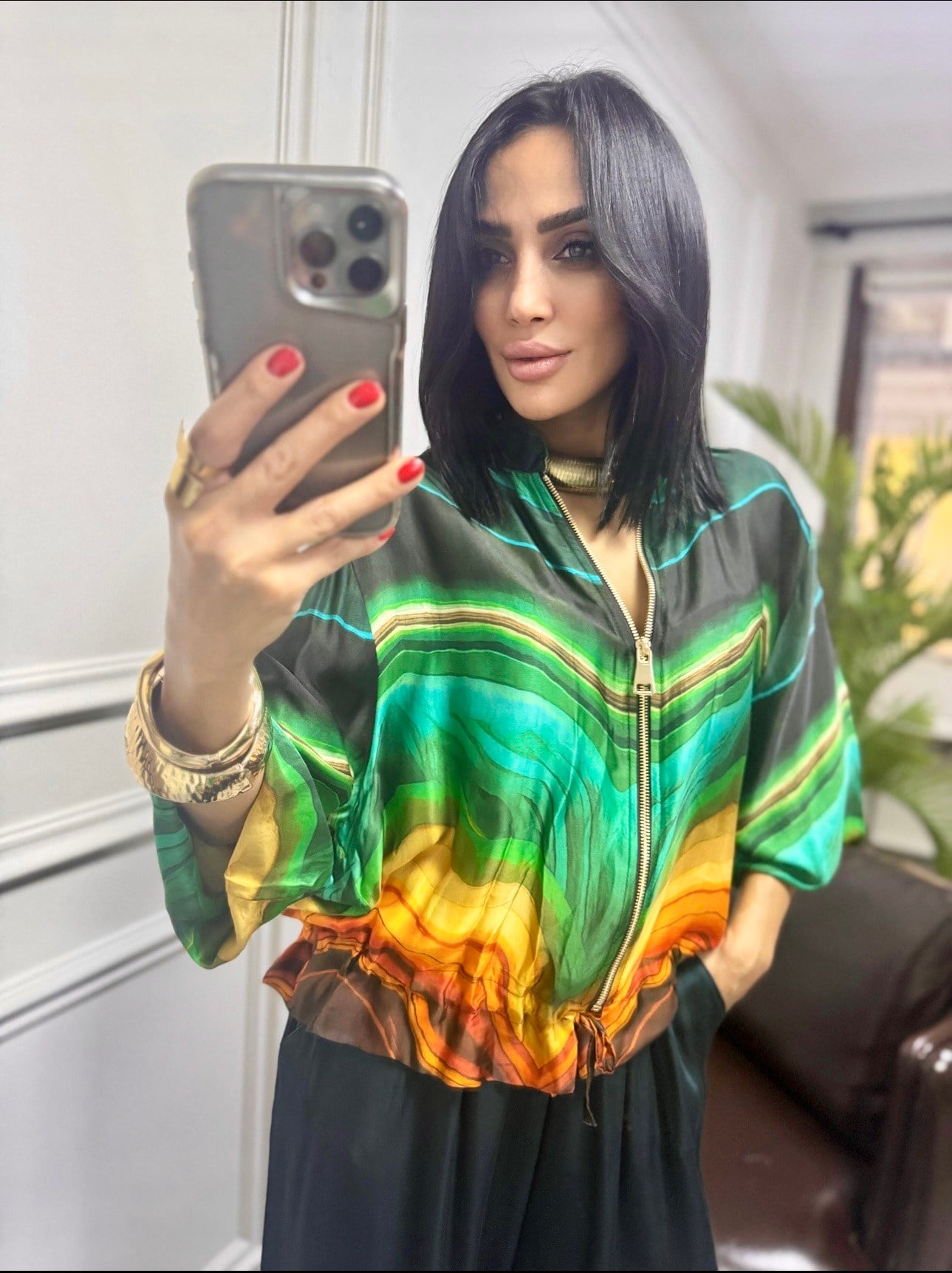 İthal Fermuarlı İpek Takım