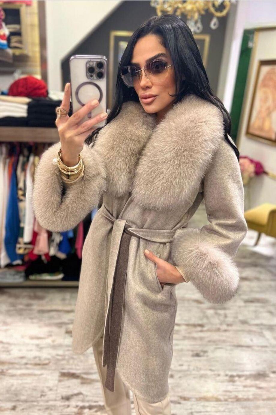 İthal Kaşmir Alpaca Kürk